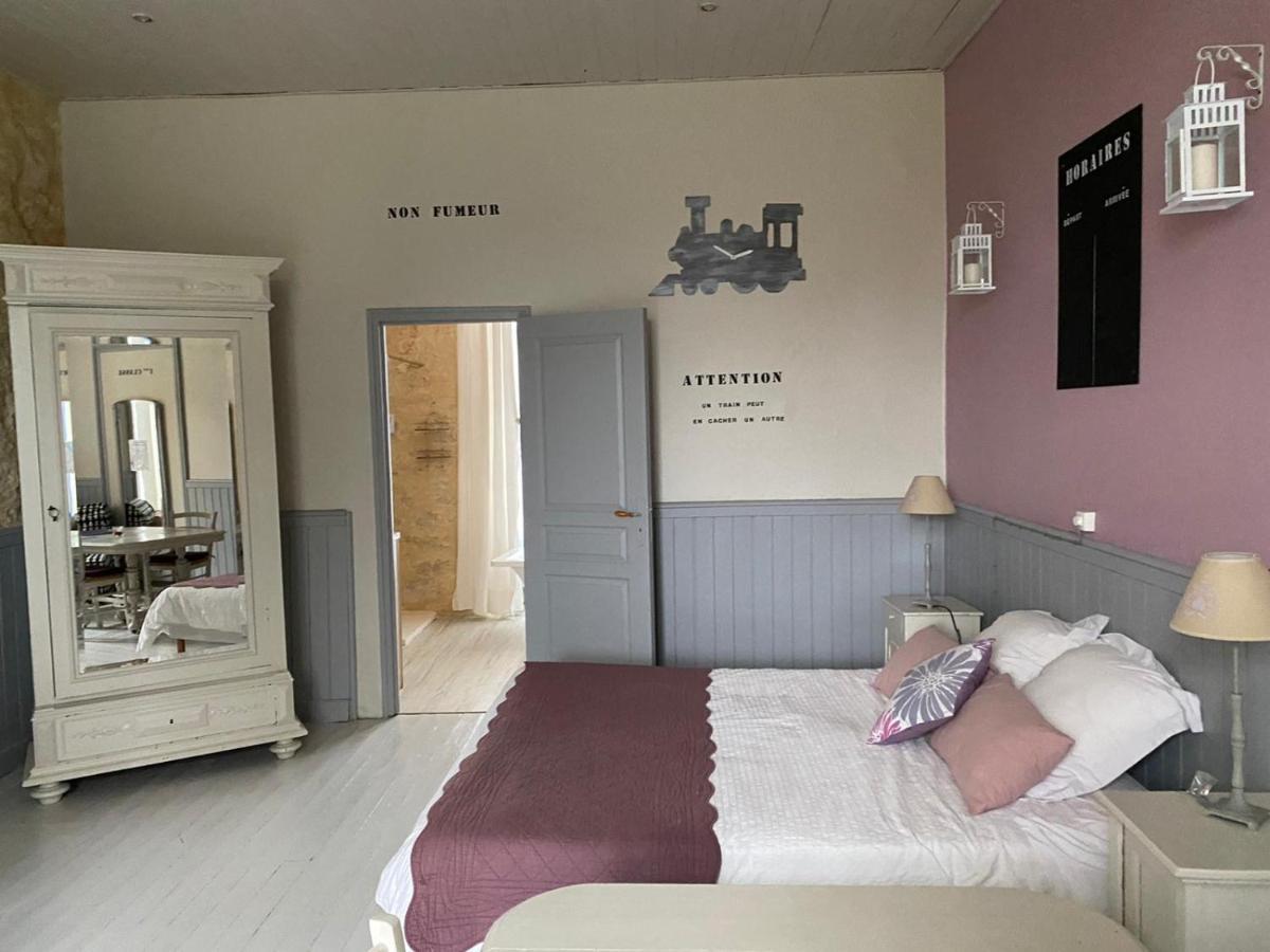 La Gare Bed & Breakfast Gondrin Exterior foto